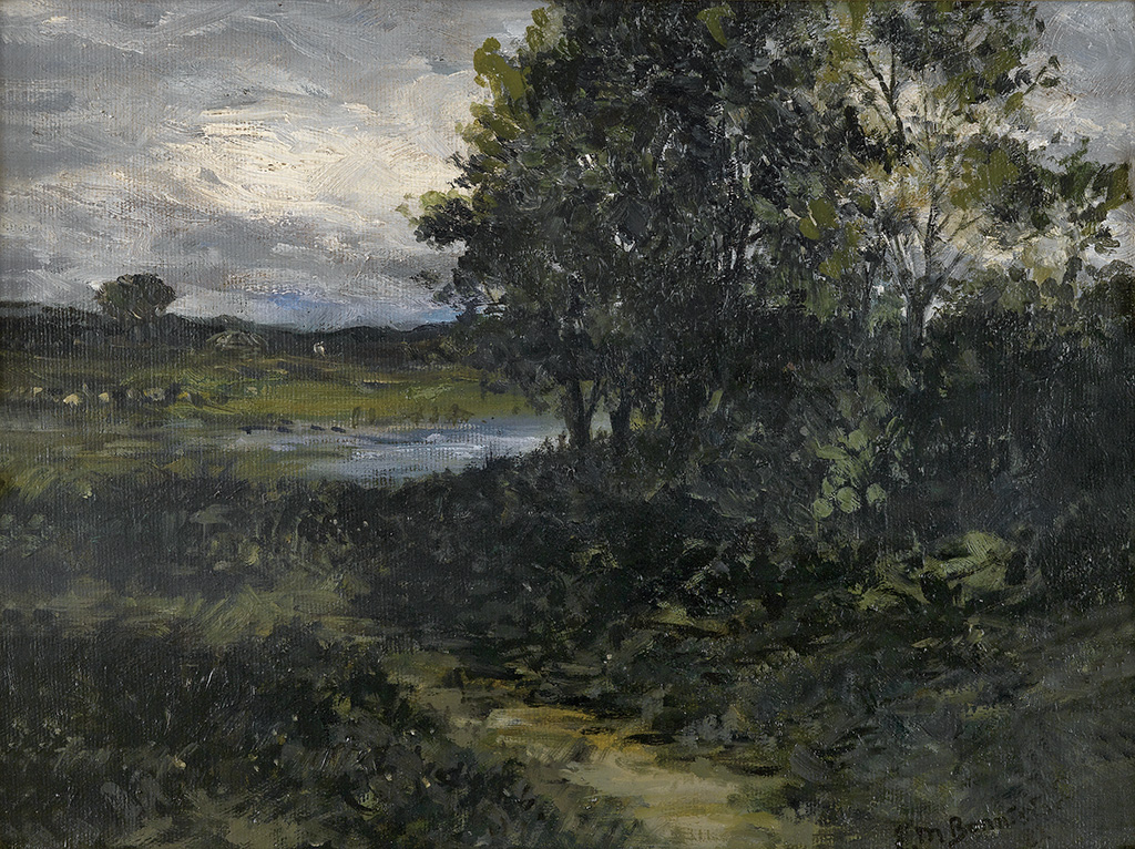 EDWARD M. BANNISTER (1828 - 1901) Untitled (Rhode Island Landscape).